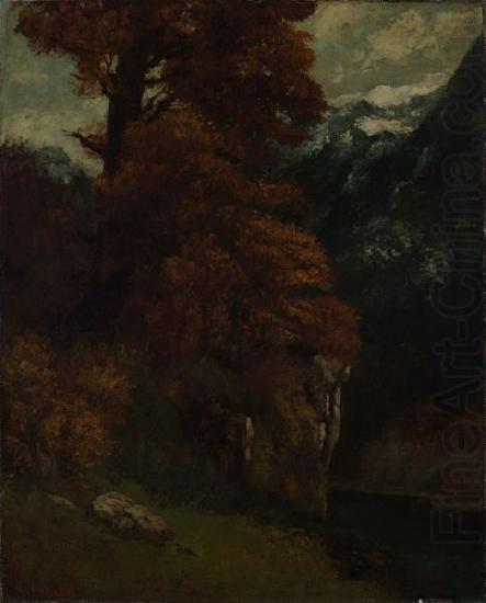 The Glen at Ornans, Gustave Courbet